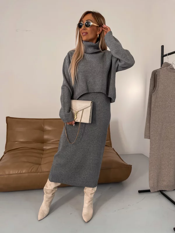 Nicole - Knitted Set for Autumn/Winter for Women