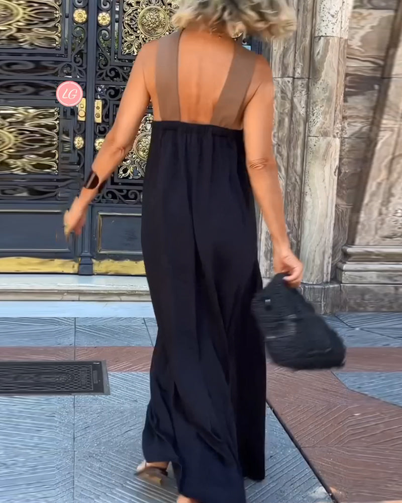 Lexi - Stylish Crossover Neckline Dress
