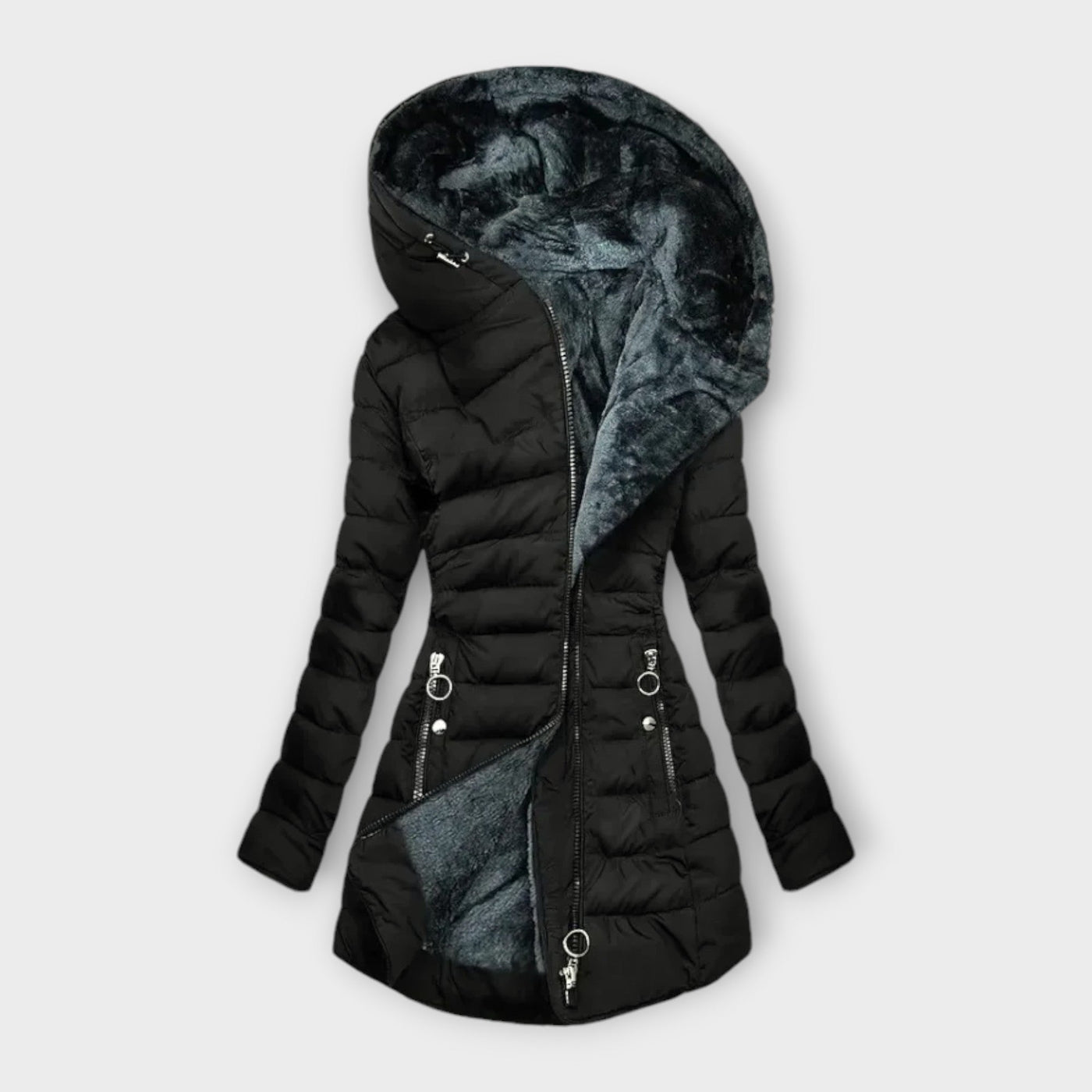 Kori - Cozy fur-lined coat