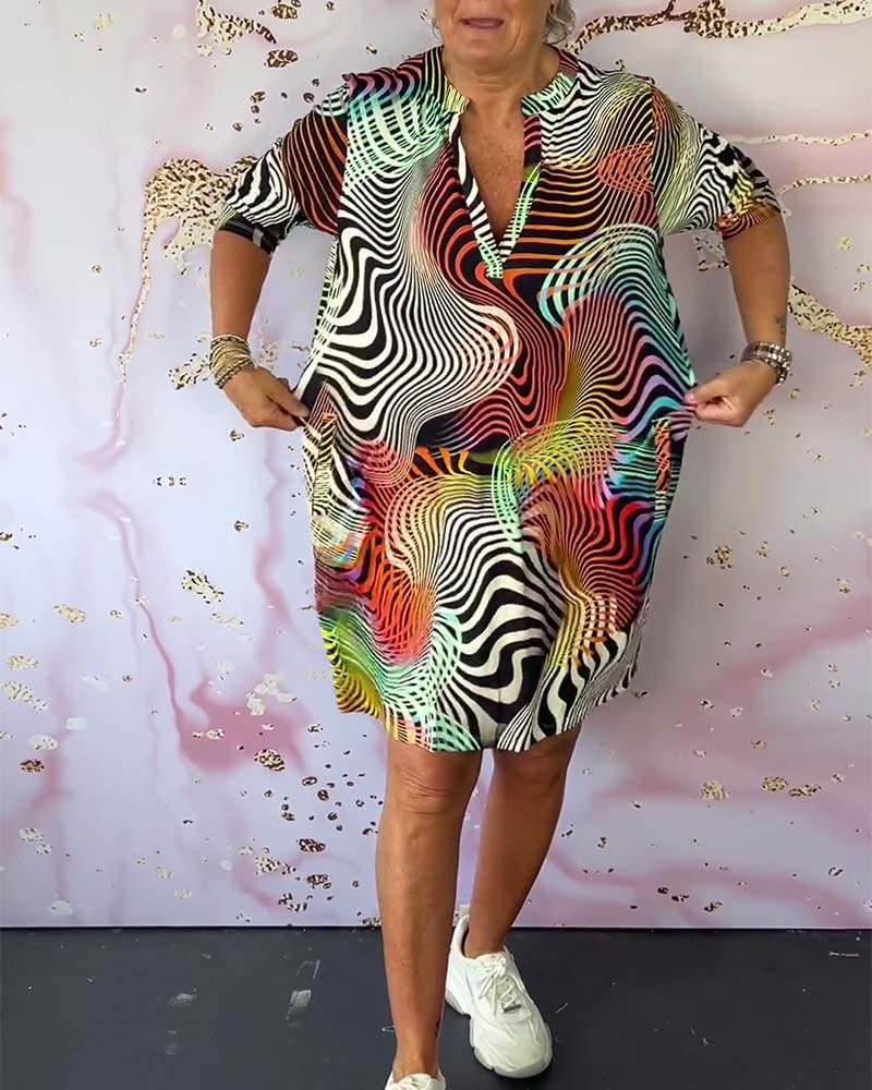 Ria - Colorful Dress
