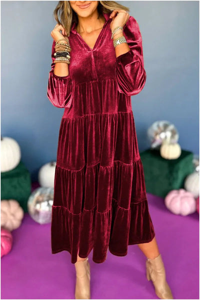 Aubrey™ - Comfortable Loose Dress With V-neck