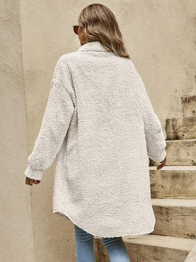 Lila Button Down Long Cardigan - Lightweight Layer, All-Season Style