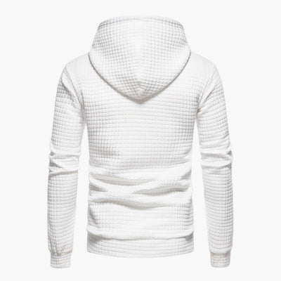 Trevor - Casual Fitted Waffle Fabric Hoodie For Men