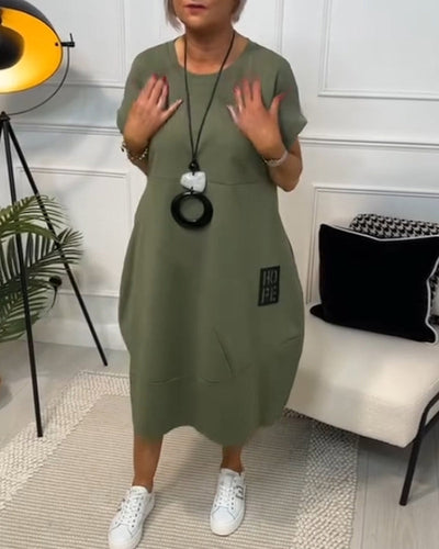 Tatum - Stylish Short Sleeved Dress