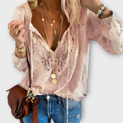 Adelina - Elegant Lace Blouse