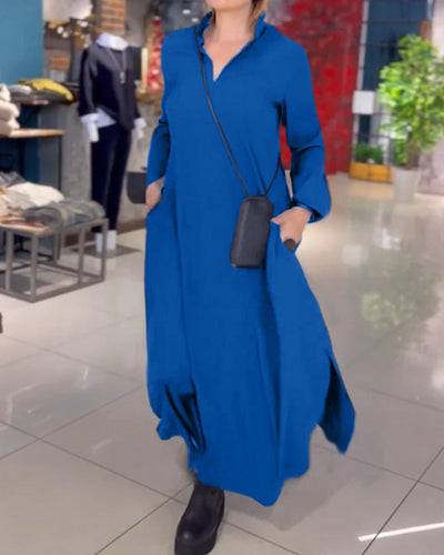 Mila | Long Dress with Side Slit