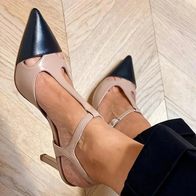 MIRELLA - Elegant Two-Tone Pointed Toe for a Sophisticated Style