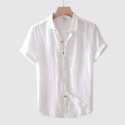 Wellington™ - Short Sleeve Linen Shirt For Men