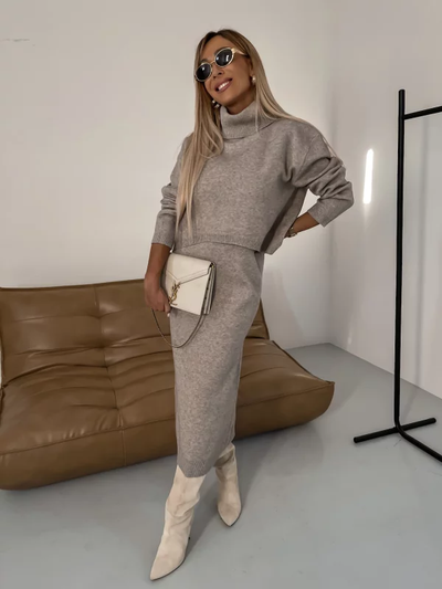 Nicole - Knitted Set for Autumn/Winter for Women