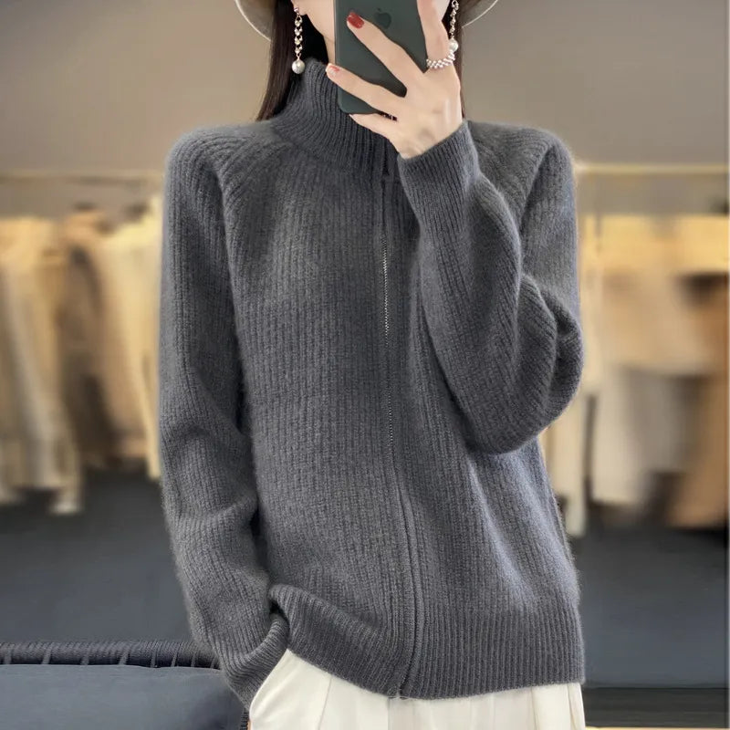 Gabriella - Cardigan with Zipper