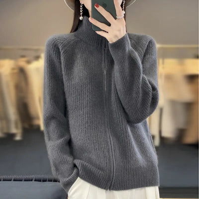 Gabriella - Cardigan with Zipper