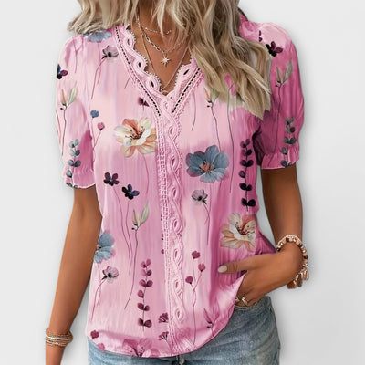 Emily – Stylish V-Neck Blouse