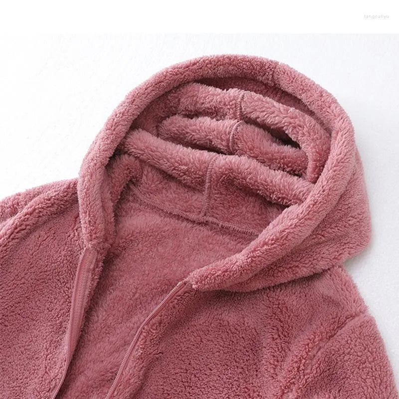 Nicole - Super Soft Coral Fleece Sweatshirt