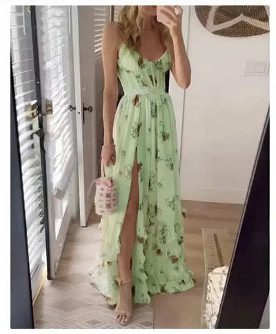 Angela - Elegant Floral Dress
