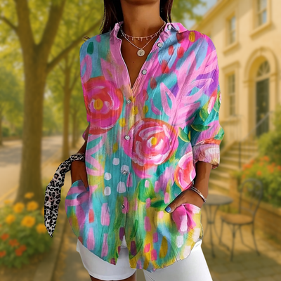 EVANGELINE - FLORAL BLOUSE