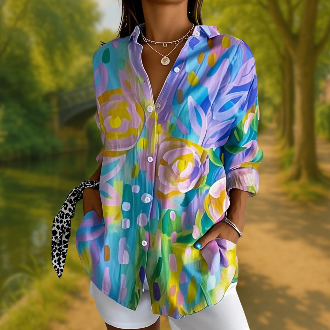EVANGELINE - FLORAL BLOUSE