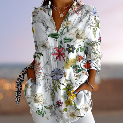 CASSANDRA - FLORAL PRINT BLOUSE