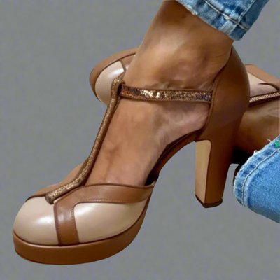 Krisel - Elegant and comfortable sandals with heels