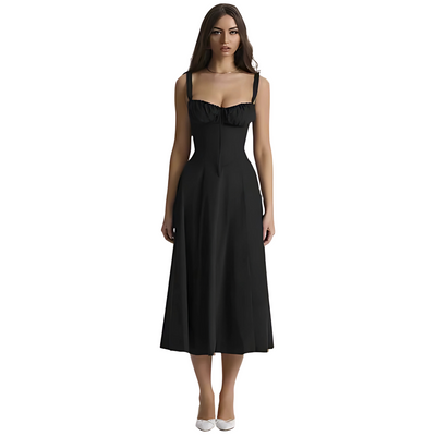 Taryn - Flowy Boho Slip Skirt Dress