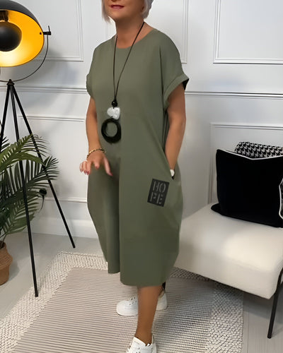 Tatum - Stylish Short Sleeved Dress