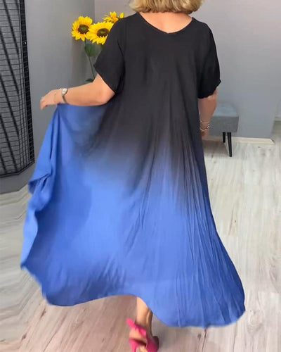 Tasha - Summer Gradient Flowy Maxi Dress