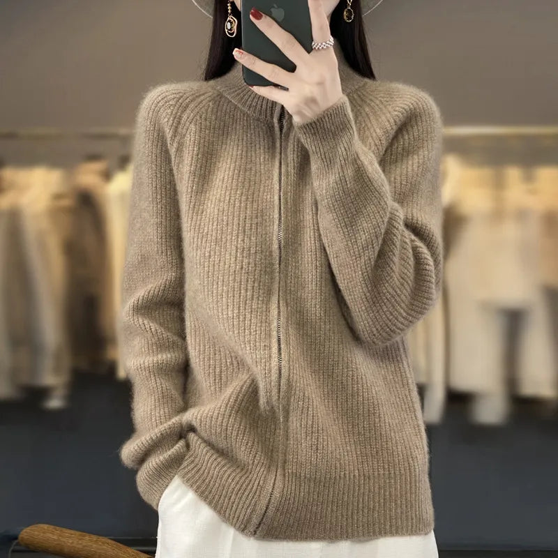 Gabriella - Cardigan with Zipper