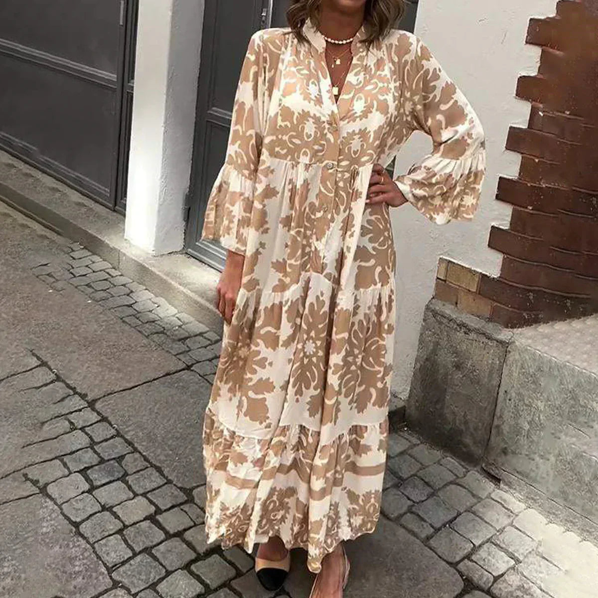 Justice - Fashionable Printed Boho Maxi Dress