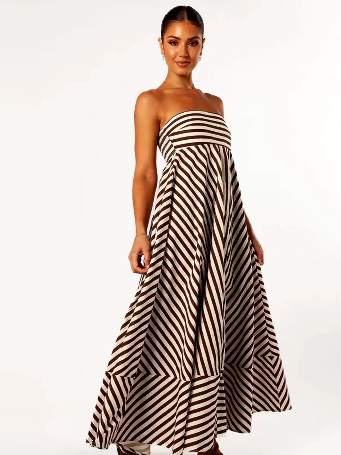 Tori - Comfortable Stylish Ruched Maxi Dress