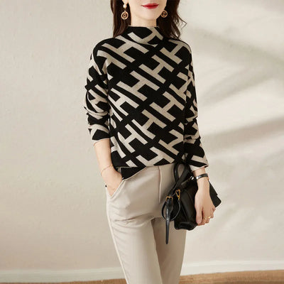 Mackenna - Elegant, Geometric, Comfortable Sweater