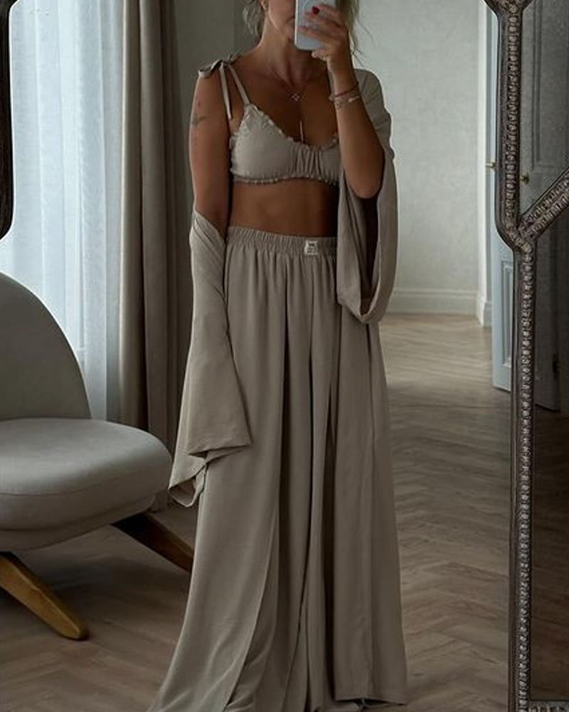 Keira - Chic Casual Cardigan 2-Piece
