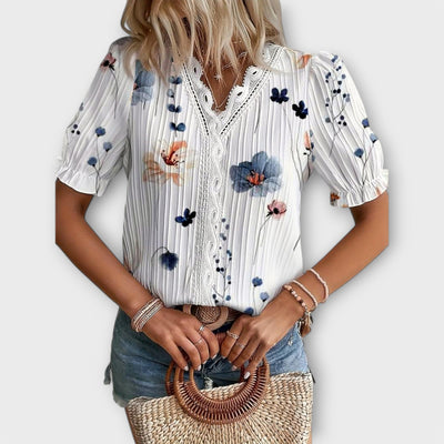 Emily – Stylish V-Neck Blouse