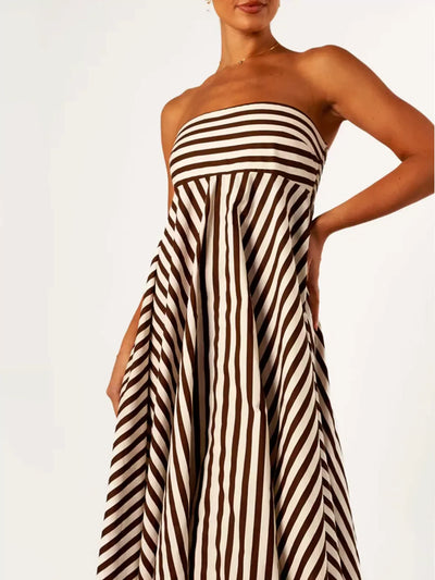 Tori - Comfortable Stylish Ruched Maxi Dress