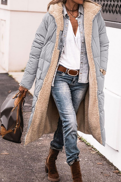 Johna – Luxurious Reversible Sherpa Coat