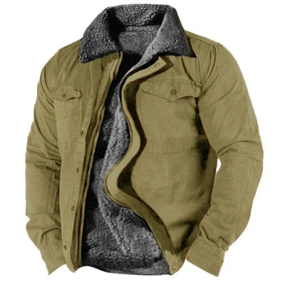 Jonah - Warm Sherpa Lined Jacket For Men