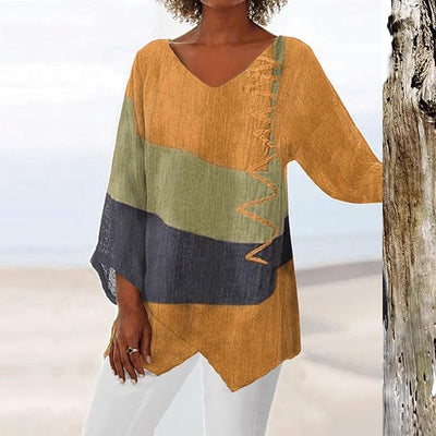 Lina™ - Comfortable Everyday Long Sleeve Blouse