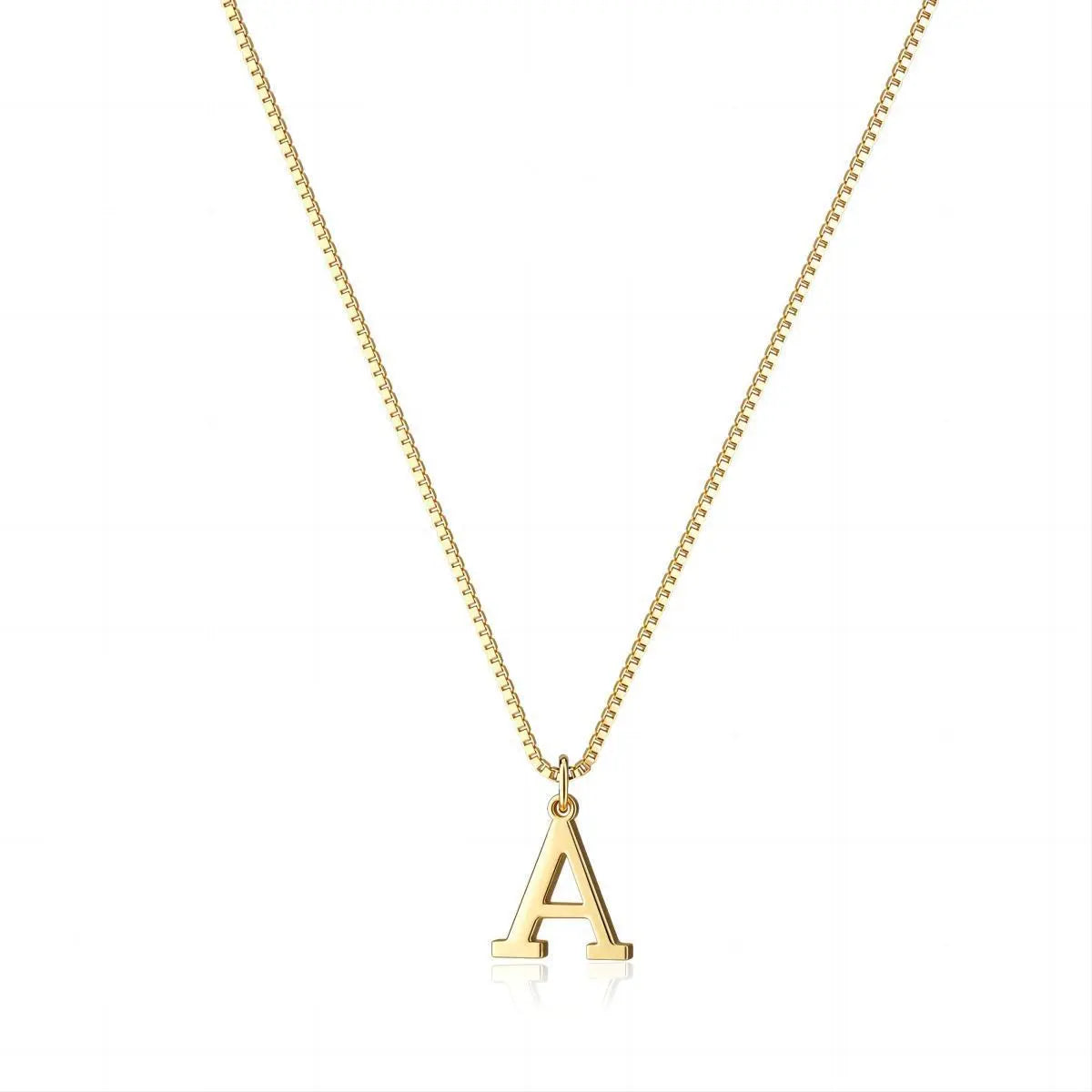 Necklace with initials from love letters