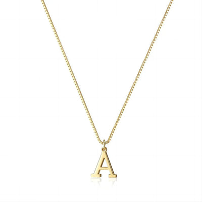 Necklace with initials from love letters