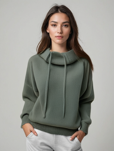 Melodie - Oversized Comfortable Knitted Hoodie