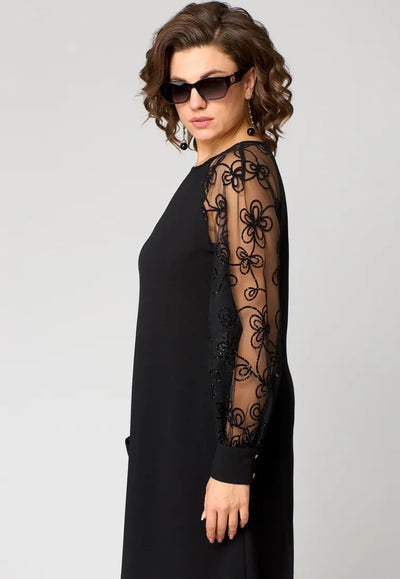 Gracie - Trendy Lace-Sleeve Dress