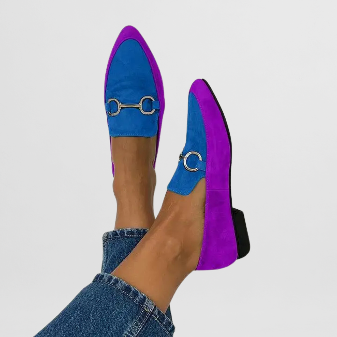 Lorette - Colorful and elegant boho loafers