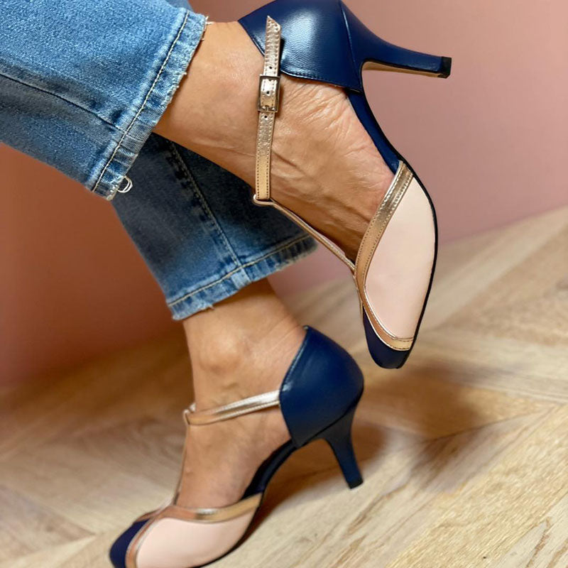 Laya™ - Elegant pumps with T-strap, round toe, colorful and extremely comfortable