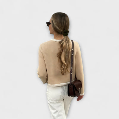 Jenna - Classic cardigan with decorative pockets