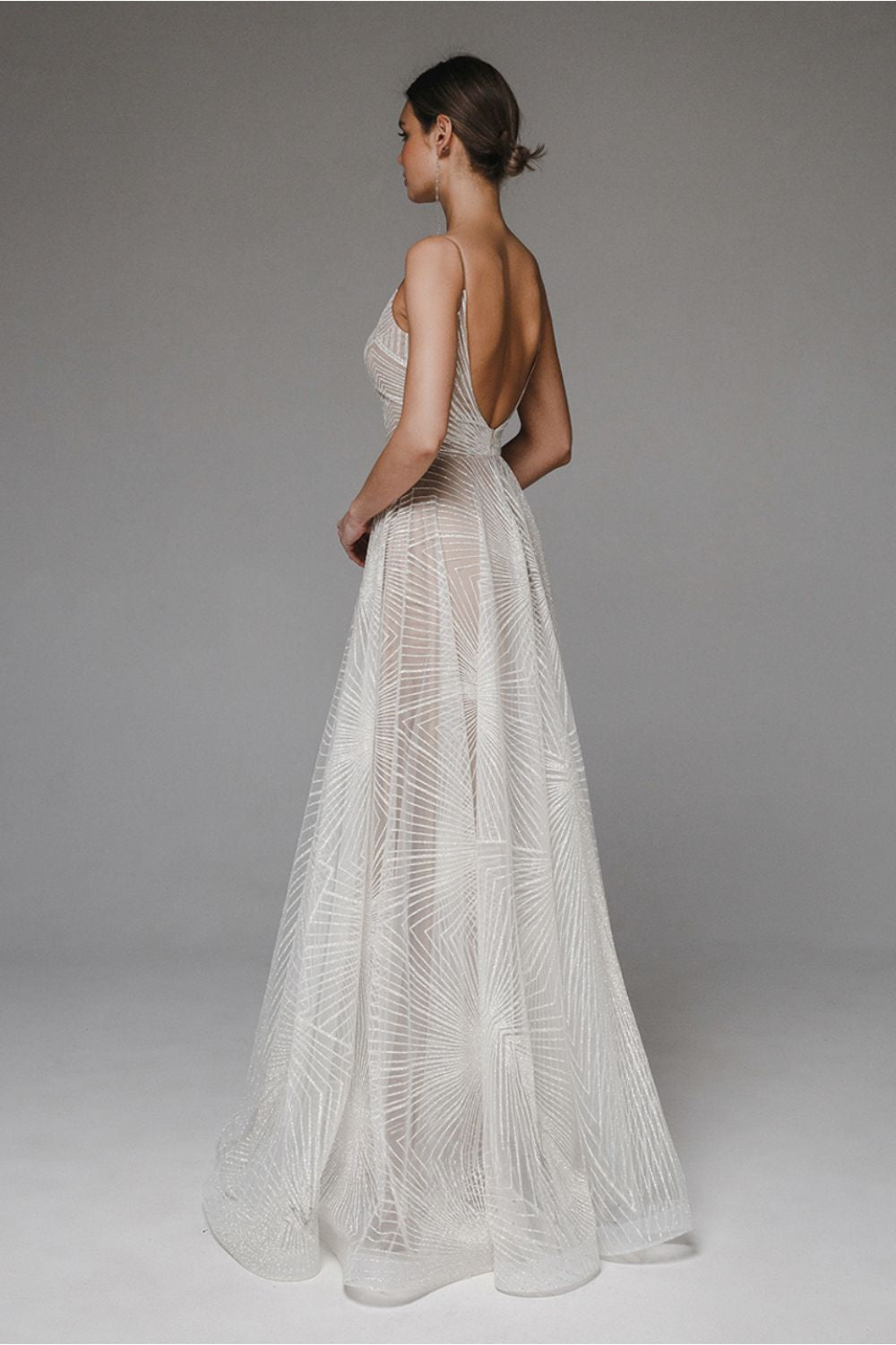 Lily - Sparkly Floor Length Party Dress