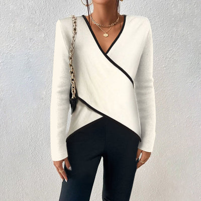 Eliana – Elegant Warm V-neck Sweater