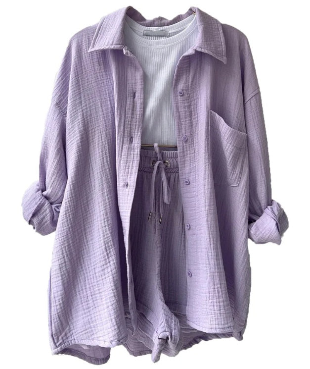Léonie | Soft cotton lounge set
