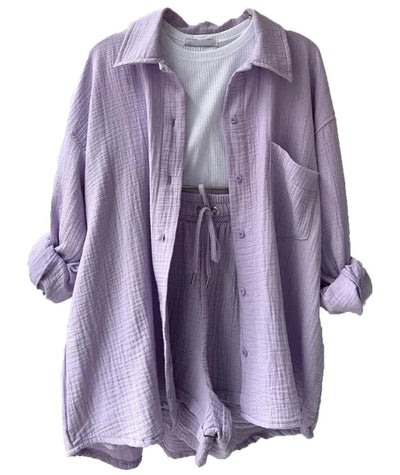 Léonie | Soft cotton lounge set
