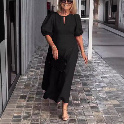 Frances - Chic Bubble Sleeve Loose Dress