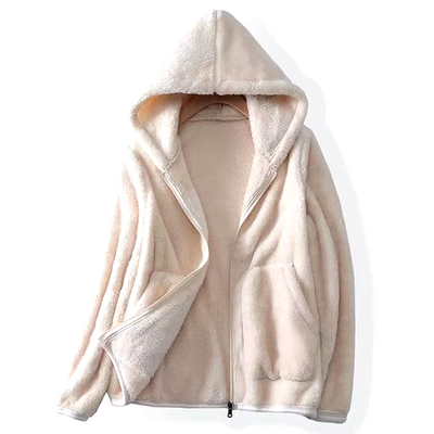 Nicole - Super Soft Coral Fleece Sweatshirt