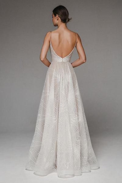 Lily - Sparkly Floor Length Party Dress