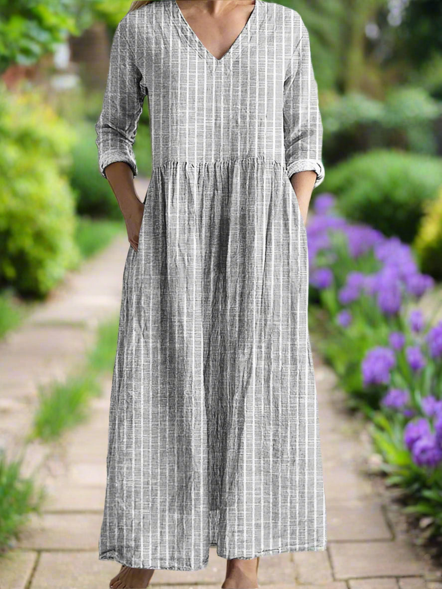 Zadie - Casual Classic Striped Dress